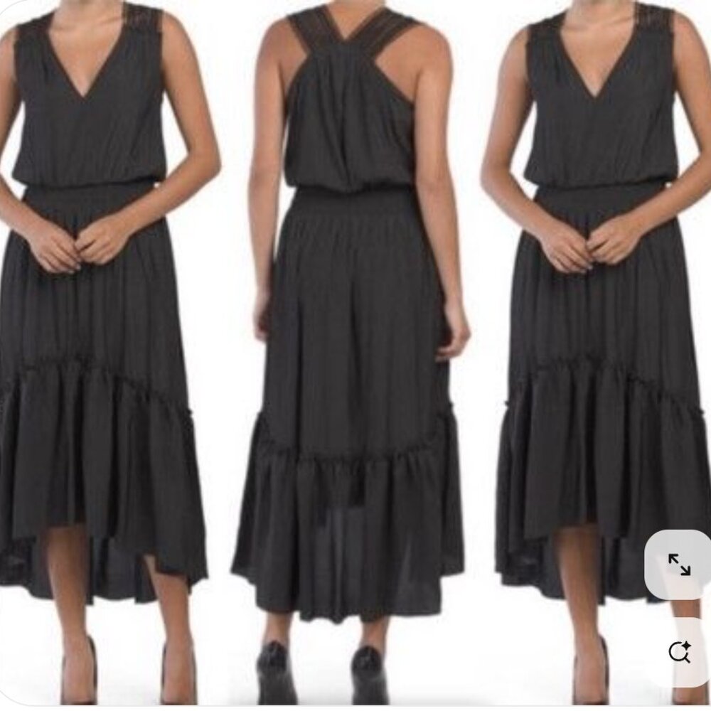 NWT $485 Ramy Brook Samantha Dress - Black Small